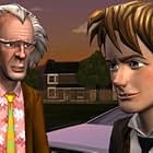 Christopher Lloyd and A.J. LoCascio in Back to the Future: The Game - 30th Anniversary Edition (2015)