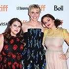 Greta Gerwig, Beanie Feldstein, and Odeya Rush at an event for Lady Bird (2017)