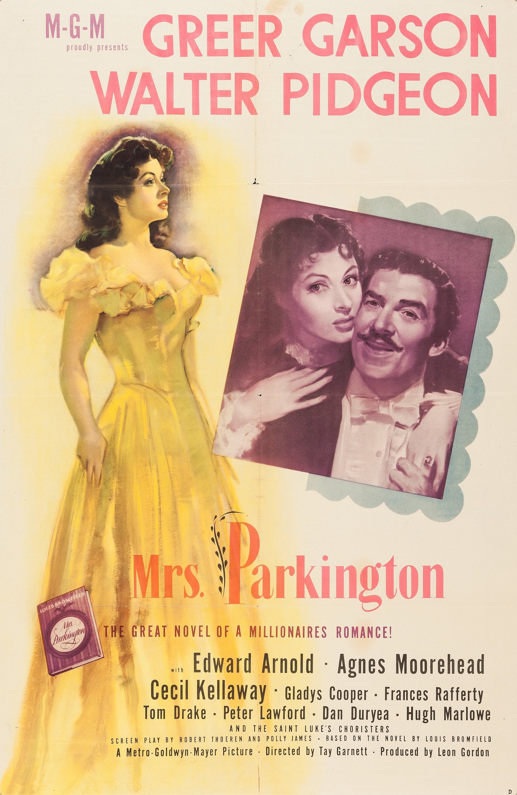 Greer Garson and Walter Pidgeon in Mrs. Parkington (1944)