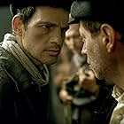 Géza Röhrig and Amitai Kedar in Son of Saul (2015)