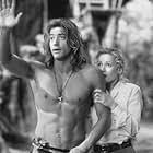 Brendan Fraser and Leslie Mann in George of the Jungle (1997)