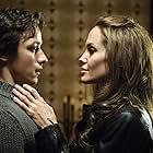 Angelina Jolie and James McAvoy in Wanted (2008)