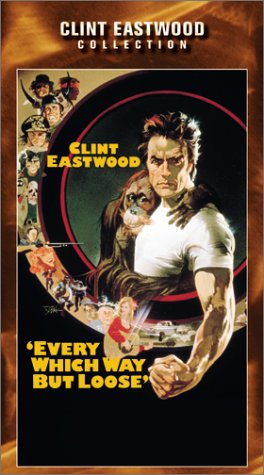 Clint Eastwood, Ruth Gordon, Geoffrey Lewis, Sondra Locke, and Manis the Orangutan in Every Which Way But Loose (1978)