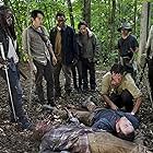 Jay Huguley, Andrew Lincoln, Michael Traynor, Danai Gurira, Steven Yeun, Kenric Green, Jonathan Kleitman, Justin Miles, and Corey Hawkins in The Walking Dead (2010)