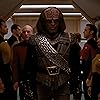 Michael Dorn and Patrick Stewart in Star Trek: The Next Generation (1987)