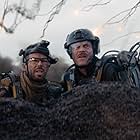 Bill Paxton, Kick Gurry, Franz Drameh, and Charlotte Riley in Edge of Tomorrow (2014)