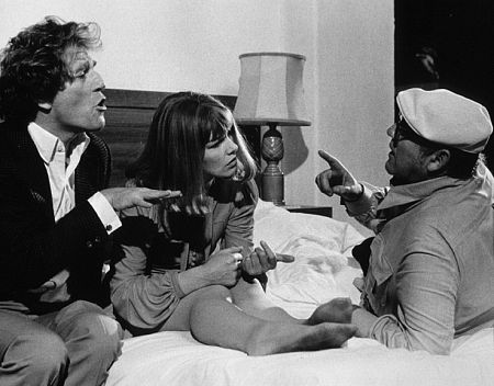 "Touch Of Class, A" George Segal, Glenda Jackson, and Director Mel Frank. 1973 / AVCO