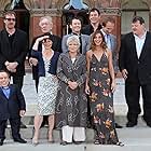 Ralph Fiennes, David Thewlis, Robbie Coltrane, Warwick Davis, Michael Gambon, Jason Isaacs, Helen McCrory, Nick Moran, Julie Walters, and Natalia Tena at an event for Harry Potter and the Deathly Hallows: Part 2 (2011)