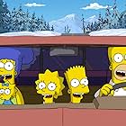 Julie Kavner, Nancy Cartwright, Dan Castellaneta, and Yeardley Smith in The Simpsons Movie (2007)