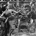 Marlon Brando, Jean Simmons, Samuel Goldwyn, Renee Renor, and Larri Thomas in Guys and Dolls (1955)