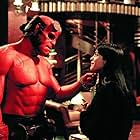 Ron Perlman and Selma Blair in Hellboy (2004)