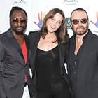 Carla Bruni, David A. Stewart, and Will.i.am