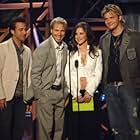 Nick Carter, Howie Dorough, Brian Littrell, Kelly Monaco, and Backstreet Boys