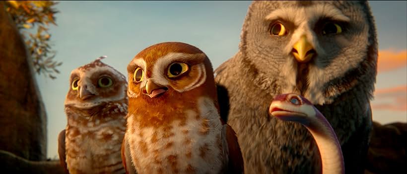 Anthony LaPaglia, Miriam Margolyes, David Wenham, and Emily Barclay in Legend of the Guardians: The Owls of Ga'Hoole (2010)