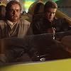 68756R  Obi-Wan Kenobi (actor Ewan McGregor) isn't partial to the driving style of his apprentice Anakin Skywalker (actor Hayden Christensen).