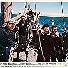 David Niven, Gregory Peck, Anthony Quinn, Stanley Baker, James Darren, and Anthony Quayle in The Guns of Navarone (1961)