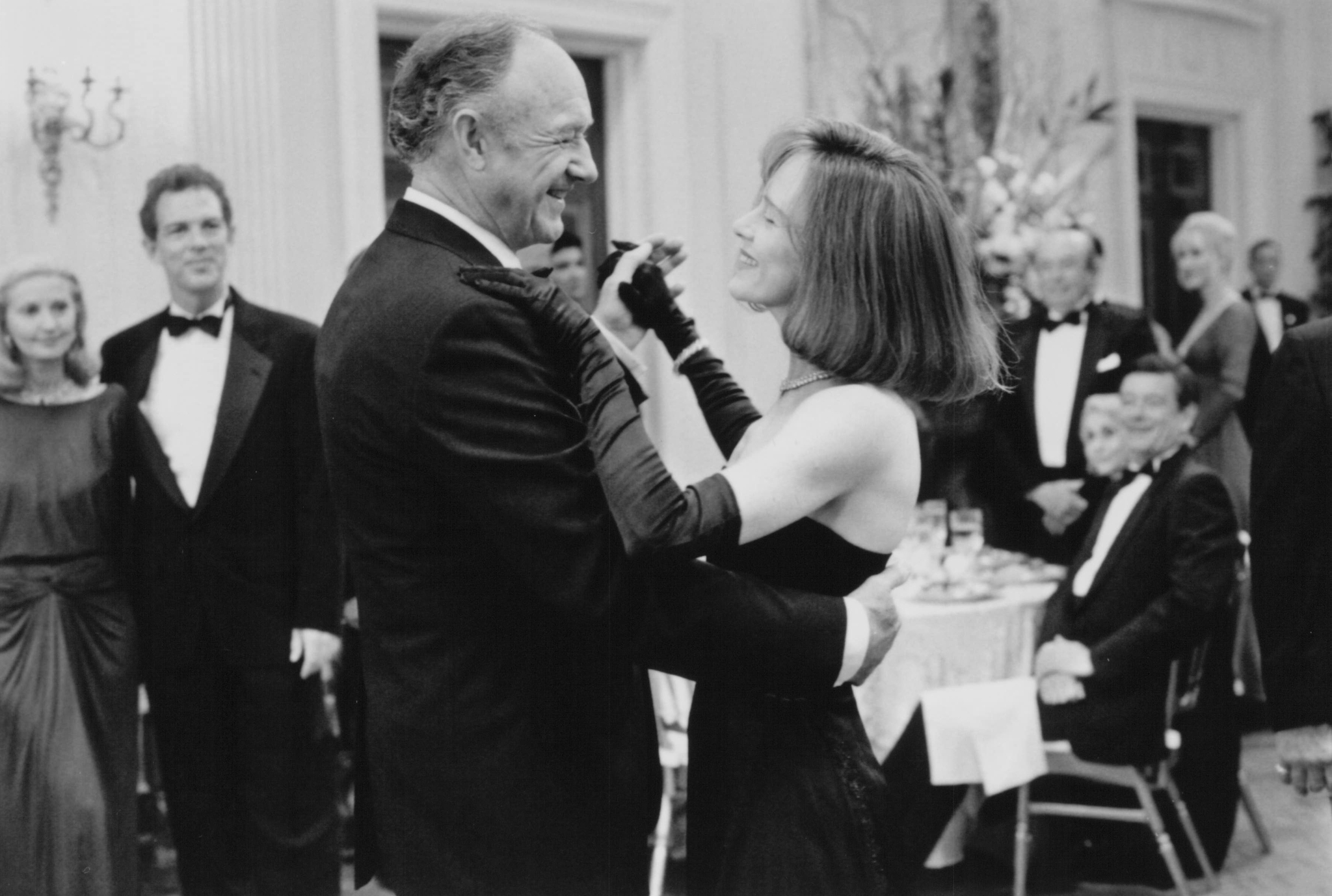 Gene Hackman and Judy Davis in Absolute Power (1997)