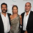 Guillermo Arriaga, José María Yazpik, and Jennifer Lawrence at an event for The Burning Plain (2008)