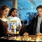 Ethan Hawke, Julie Delpy, and Richard Linklater in Before Sunrise (1995)