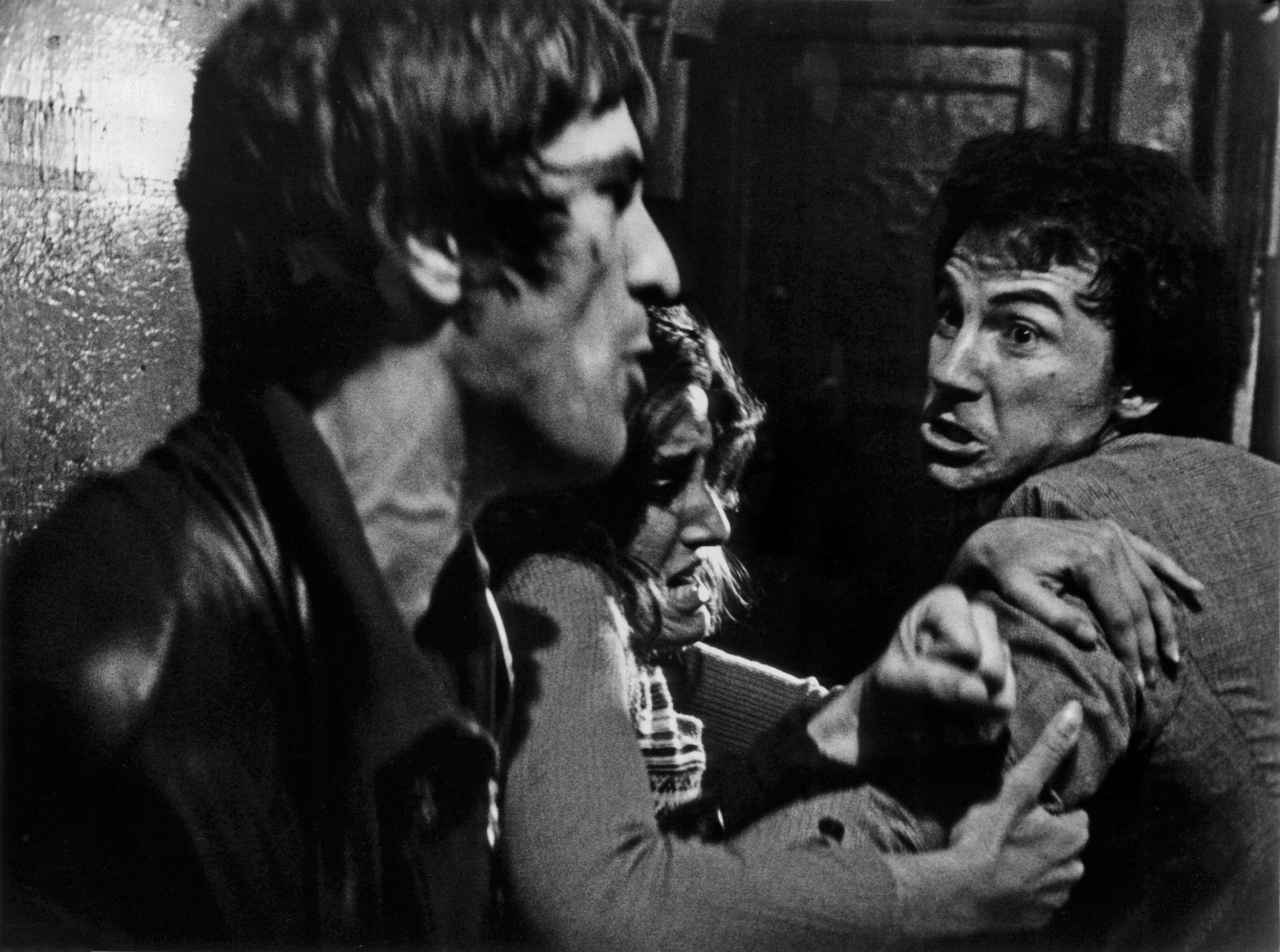 Robert De Niro, Harvey Keitel, and Amy Robinson in Mean Streets (1973)