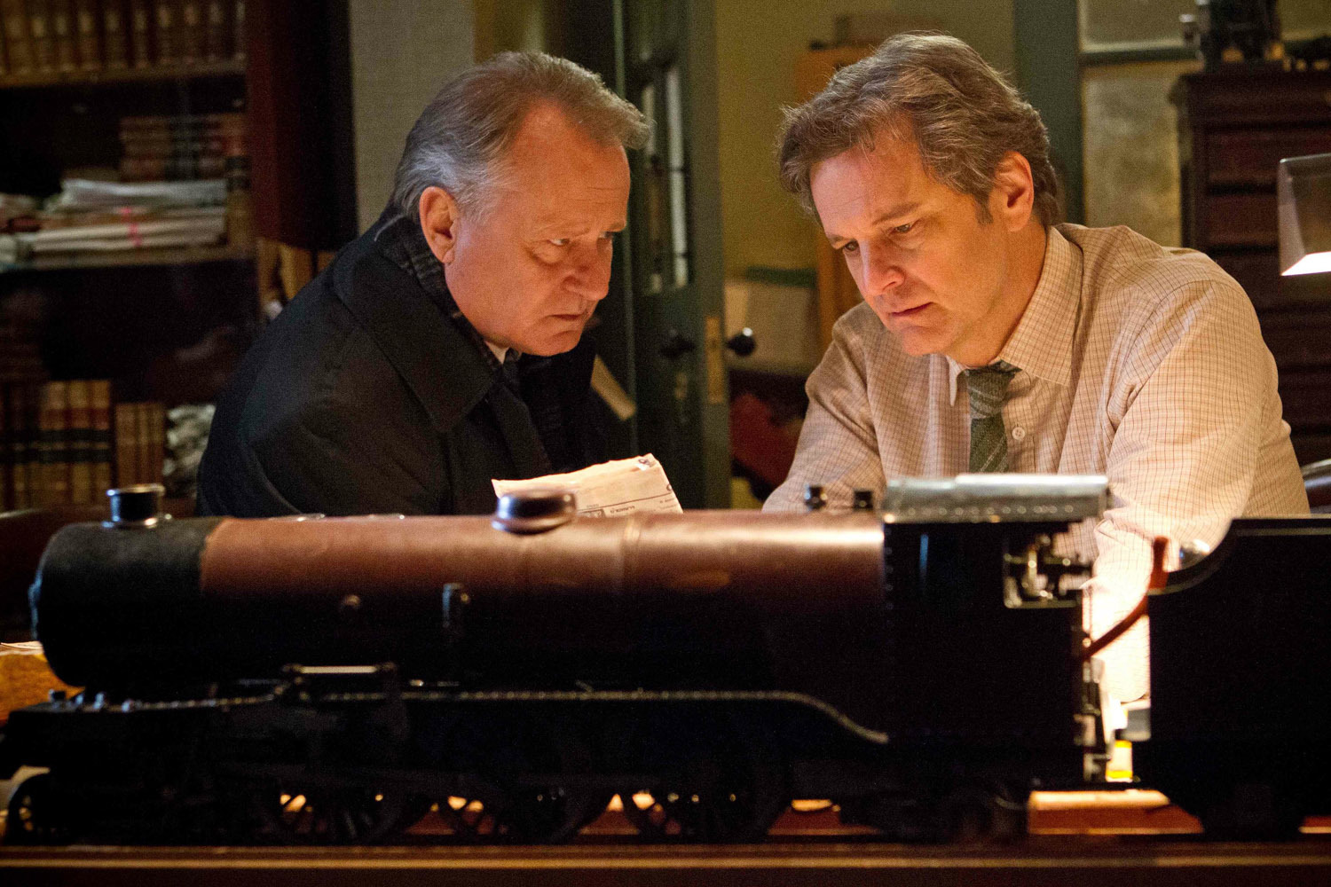 Colin Firth and Stellan Skarsgård in The Railway Man (2013)