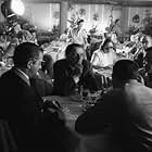 Buddy Lester, Frank Sinatra, Mack Gray and Joey Bishop at the Sands Hotel in Las Vegas