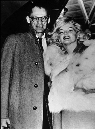 M. Monroe & husband Arthur Miller. c. 1960 