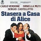 Ornella Muti, Sergio Castellitto, and Carlo Verdone in Stasera a casa di Alice (1990)