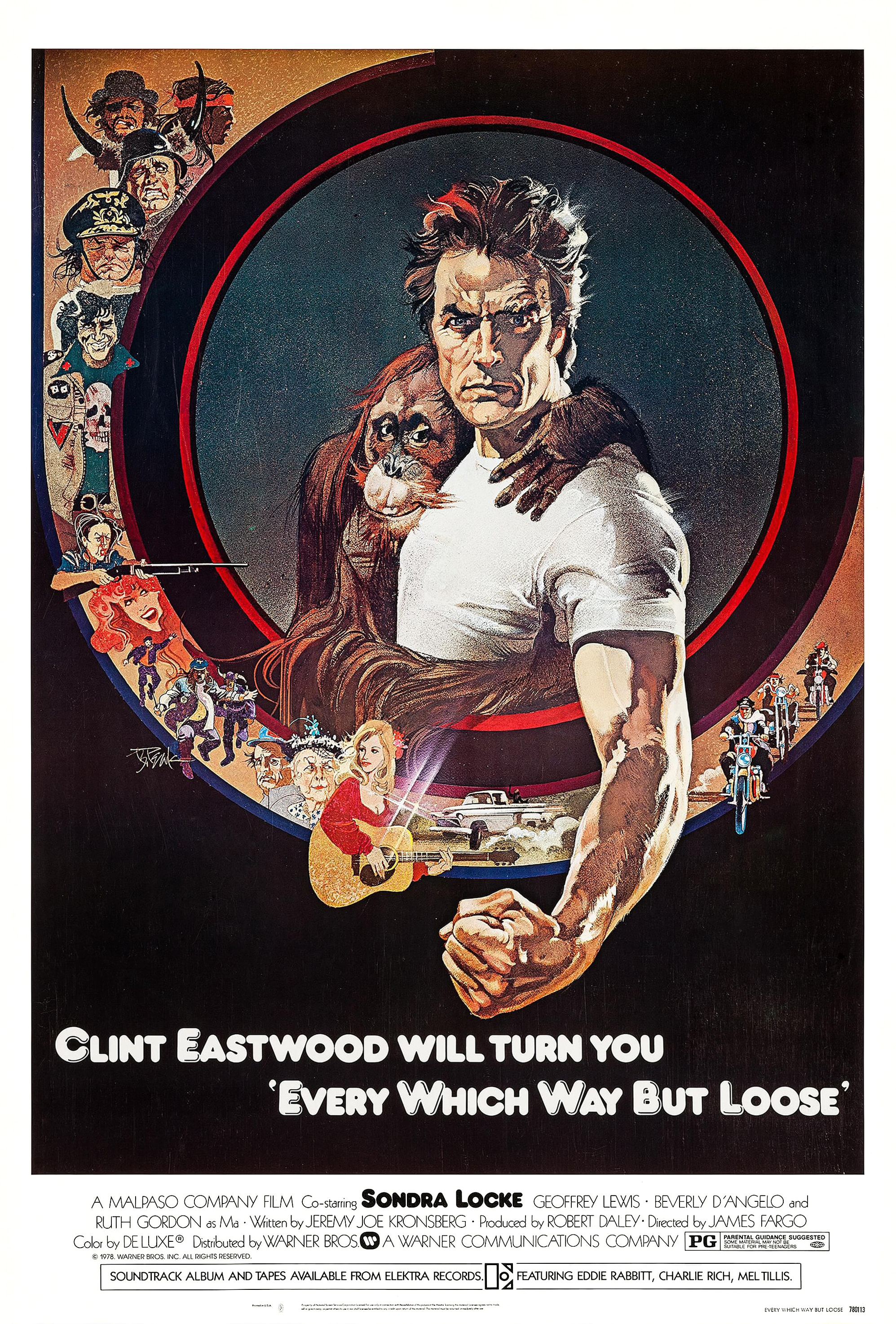 Clint Eastwood in Every Which Way But Loose (1978)