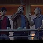 Luis Chávez, Daniel Edward Mora, Kelvin Han Yee, Jonathan Raymond, and Steven Doughton in Earthlings (2023)