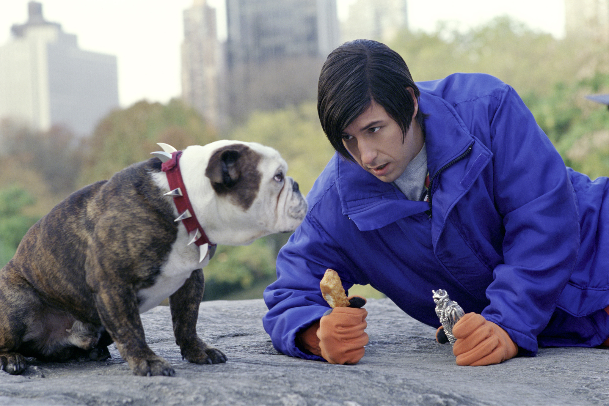 Adam Sandler and Robert Smigel in Little Nicky (2000)