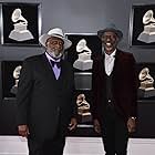 Taj Mahal and Keb' Mo' at an event for The 60th Annual Grammy Awards (2018)