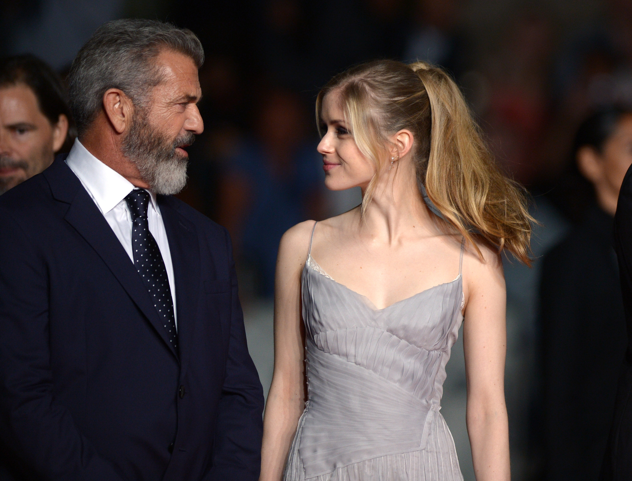 Mel Gibson and Erin Moriarty at an event for Blood Father (2016)