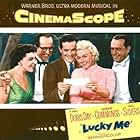 Doris Day, Robert Cummings, Eddie Foy Jr., Phil Silvers, and Nancy Walker in Lucky Me (1954)