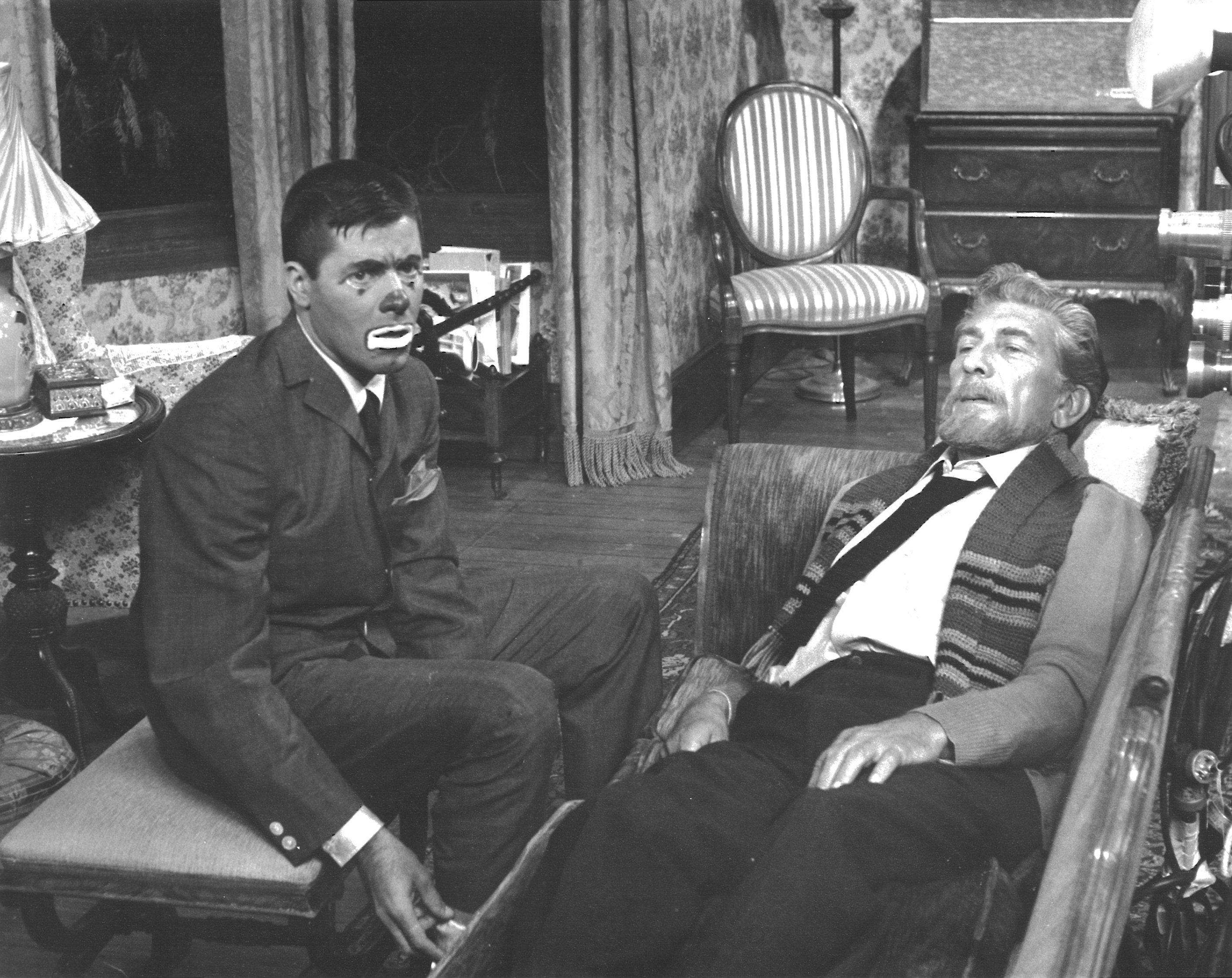 Jerry Lewis and Eduard Franz in Startime (1959)
