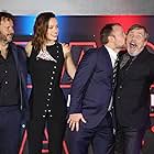 Mark Hamill, Ram Bergman, Rian Johnson, and Daisy Ridley at an event for Star Wars: Episode VIII - The Last Jedi (2017)