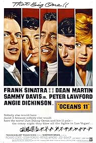 Frank Sinatra, Angie Dickinson, Dean Martin, Sammy Davis Jr., and Peter Lawford in Ocean's Eleven (1960)