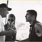 Felix Pire with Garry Marshall on the set of DEAR GOD