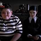 Nicole Fugere and Jerry Messing in Addams Family Reunion (1998)