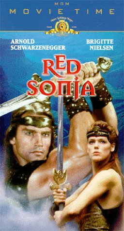 Arnold Schwarzenegger and Brigitte Nielsen in Red Sonja (1985)