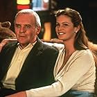 Anthony Hopkins and Elle Macpherson in The Edge (1997)