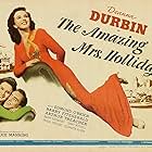 Deanna Durbin and Edmond O'Brien in The Amazing Mrs. Holliday (1943)