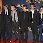 Ben Stiller, Owen Wilson, Steve Coogan, Patrick Gallagher, Ricky Gervais, Shawn Levy, Mizuo Peck, and Skyler Gisondo at an event for Night at the Museum: Secret of the Tomb (2014)