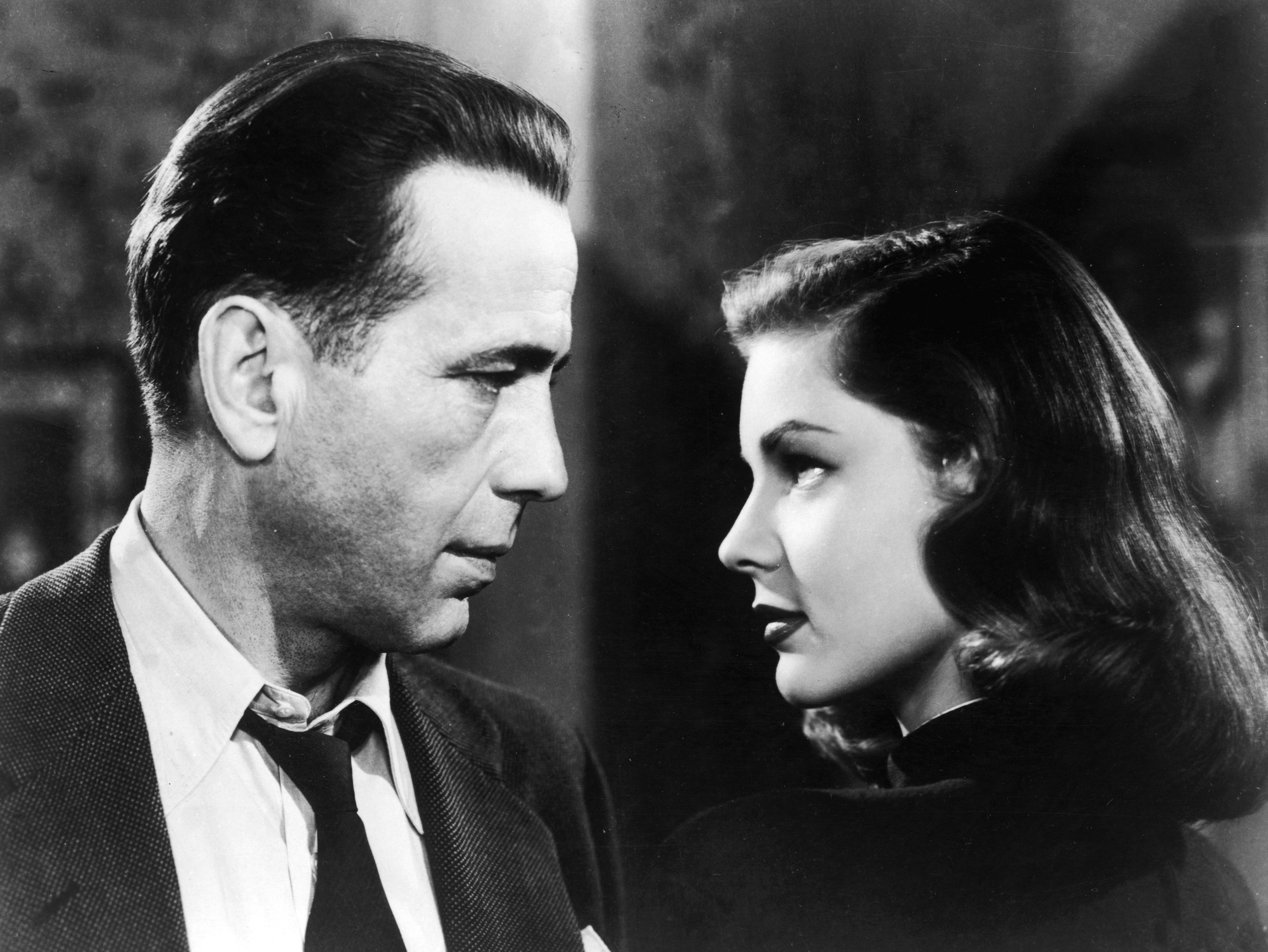 Lauren Bacall and Humphrey Bogart in The Big Sleep (1946)