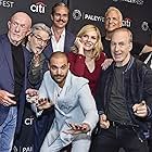 Giancarlo Esposito, Jonathan Banks, Tony Dalton, Patrick Fabian, Peter Gould, Bob Odenkirk, Rhea Seehorn, and Michael Mando at an event for Better Call Saul (2015)