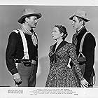 Maureen O'Hara, John Wayne, and Claude Jarman Jr. in Rio Grande (1950)