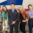 Daphne Zuniga, Kristin Booth, Yan-Kay Crystal Lowe, Eric Mabius, and Geoff Gustafson in Signed, Sealed, Delivered (2013)