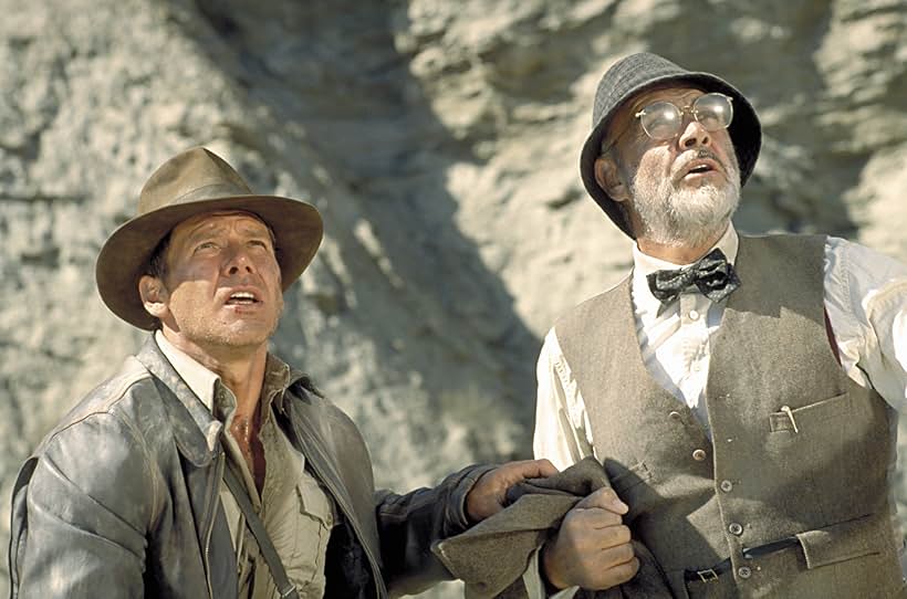 Sean Connery and Harrison Ford in Indiana Jones and the Last Crusade (1989)