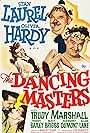 Oliver Hardy, Robert Bailey, Stan Laurel, and Trudy Marshall in The Dancing Masters (1943)