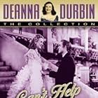 Deanna Durbin and Robert Paige in Can't Help Singing (1944)